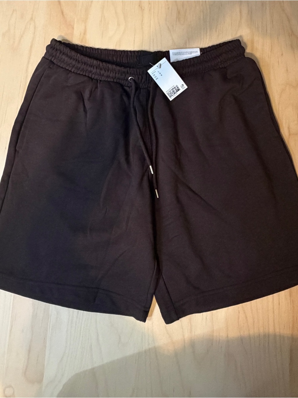 H&M Men's Brown Drawstring Sweat Shorts